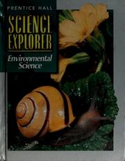 Cover of: Environmental science by Michael J. Padilla