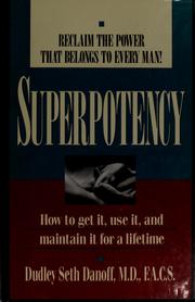 Cover of: Superpotency by Dudley Seth Danoff