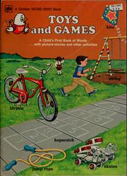 Cover of: Toys and games