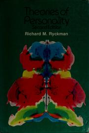 Cover of: Theories of personality by Richard M. Ryckman