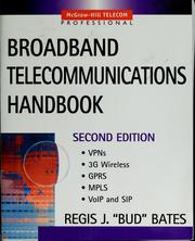 Cover of: Broadband telecommunications handbook