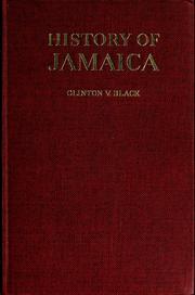 History of Jamaica by Clinton Vane de Brosse Black