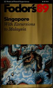 Cover of: Fodor's 89 Singapore