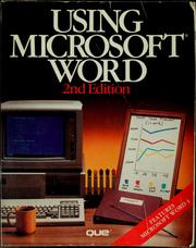 Cover of: Using Microsoft Word | Masha Zager