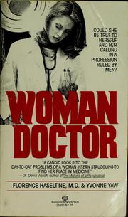 Cover of: Woman doctor