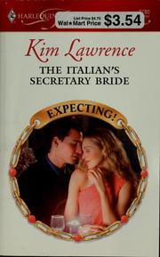 Cover of: The Italian's secretary bride