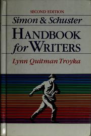 Cover of: Simon & Schuster handbook for writers