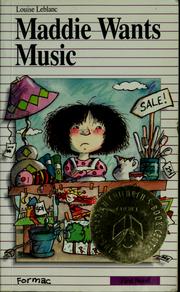 Cover of: Maddie wants music