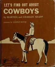 Cover of: Let's find out about cowboys