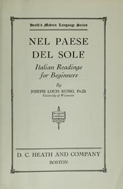 Cover of: Nel paese del sole: Italian readings for beginners