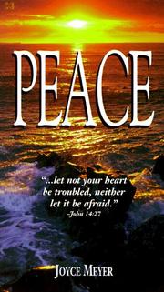 Cover of: Peace by Joyce Meyer