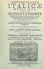 Cover of: Antiquitates italicæ medii ævi by Lodovico Antonio Muratori