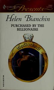 Cover of: Purchased by the Billionaire by Helen Bianchin