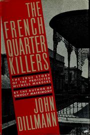 Cover of: The French Quarter killers by John Dillmann