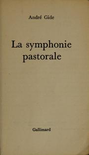 Cover of: La symphonie pastorale by André Gide