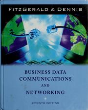 Cover of: Business data communications and networking