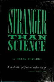 Cover of: Stranger than science by Frank Edwards