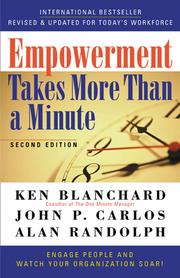 Cover of: Empowerment Takes More than a Minute by Blanchard Family Partnership