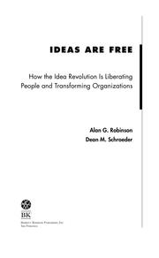 Cover of: Ideas Are Free