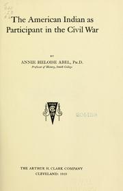 Cover of: The Slave-Holding Indians by Annie Heloise Abel