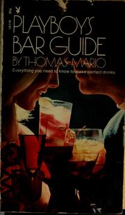 Cover of: Playboy's bar guide
