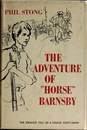 Cover of: The adventure of "Horse" Barnsby.