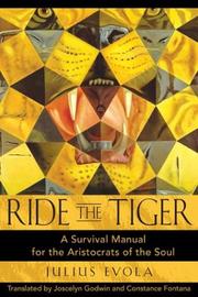 Ride the tiger by Julius Evola