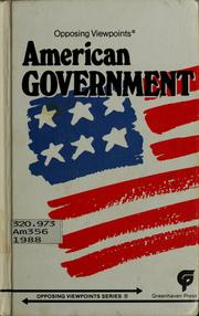 Cover of: American government | David L. Bender