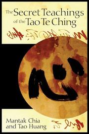 Cover of: The secret teachings of the Tao te ching