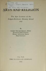 Cover of: The arts and religion by Albert Edward Bailey