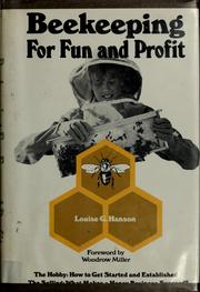 Cover of: Beekeeping for fun and profit