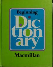 Cover of: Beginning dictionary, Macmillan