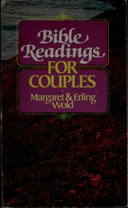 Cover of: Bible readings for couples by Marge Wold