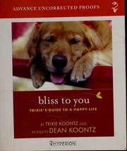 Cover of: Bliss to You by Dean Koontz