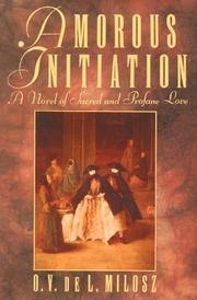 Cover of: Amorous Initiation by Oscar Vladislas de Lubicz Milosz