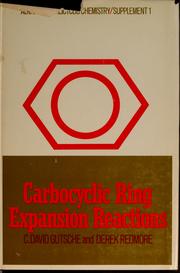 Cover of: Carbocyclic ring expansion reactions by C. David Gutsche