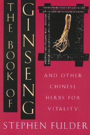 The book of ginseng by Stephen Fulder