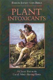 Cover of: Plant intoxicants