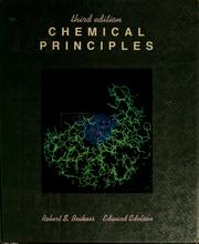 Cover of: Chemical principles