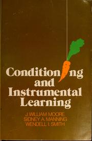 Cover of: Conditioning and instrumental learning: a program for self-instruction