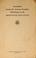 Cover of: Consultation among the American republics with respect to the Argentine situation.