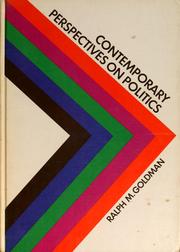Cover of: Contemporary perspectives on politics