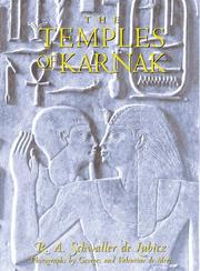 Cover of: The temples of Karnak