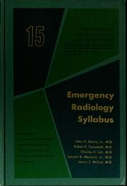 Cover of: Emergency radiology: test and syllabus