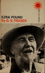 Cover of: Ezra Pound. by Fraser, G. S.