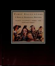 Cover of: First encounters: a book of memorable meetings