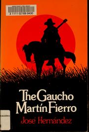 Cover of: The gaucho Martín Fierro