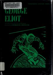 Cover of: George Eliot: a collection of critical essays by George R. Creeger