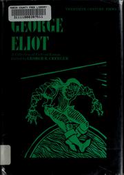 Cover of: George Eliot: a collection of critical essays