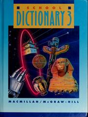 Cover of: School dictionary 3